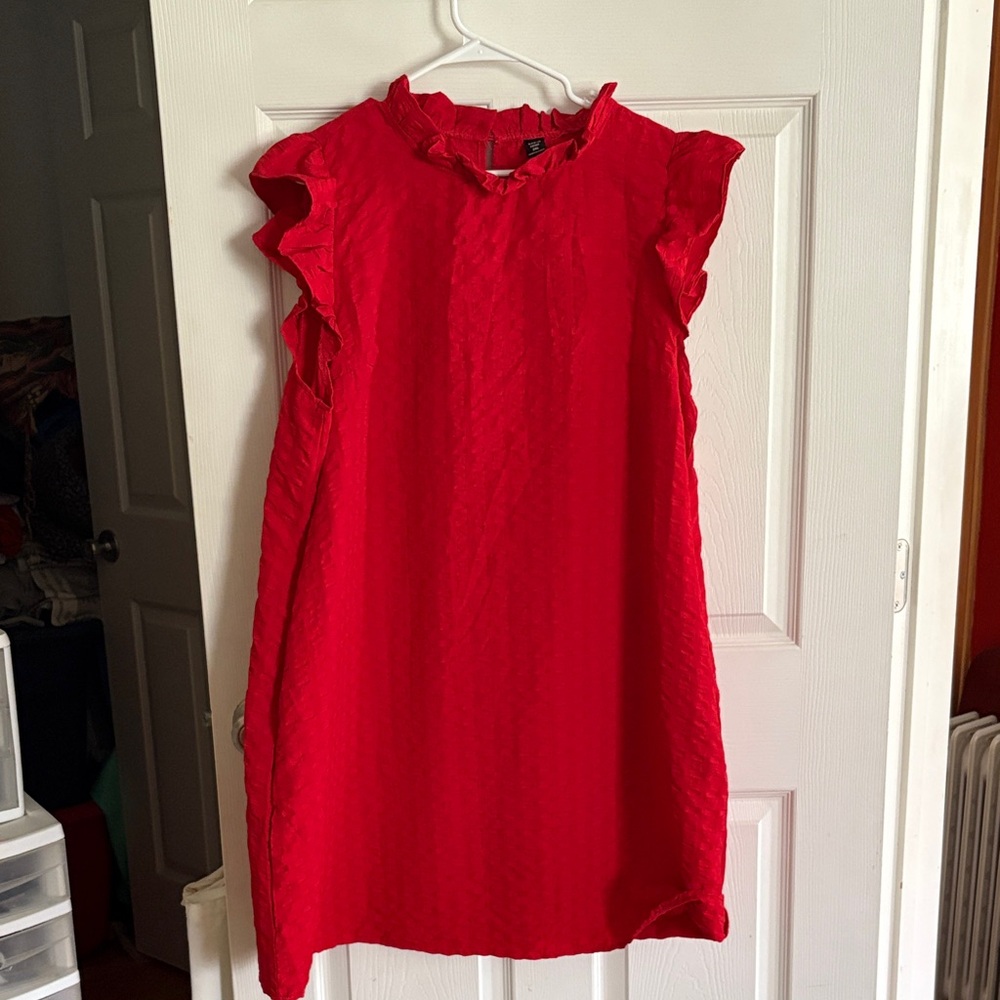 SHEIN Vibrant Red Casual Dress
